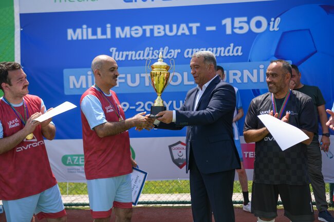 Şamaxıda "Milli Mətbuat – 150" minifutbol turnirinin qalibi müəyyənləşib