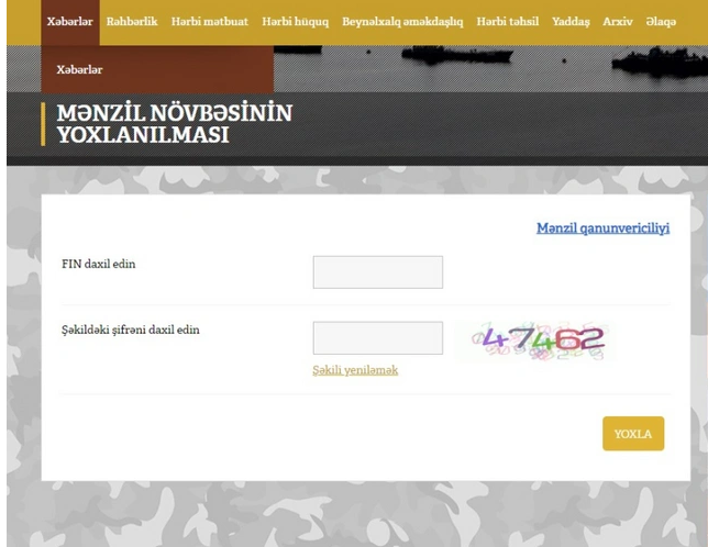 Hərbçilərə ŞAD XƏBƏR