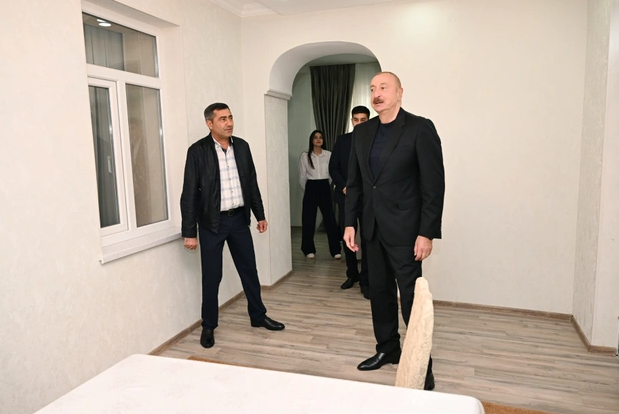 Prezident İlham Əliyev Xocavənd rayonunun Hadrut qəsəbəsində olub