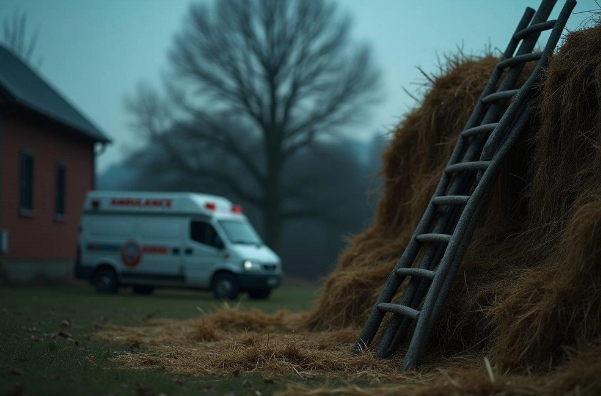 Beyləqanda ot tayasından yıxılan kişi ölüb