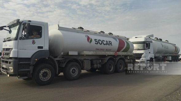 Azərbaycanın mərkəzi hakimiyyəti Qarabağın erməni sakinləri üçün yanacaq göndərib - FOTO