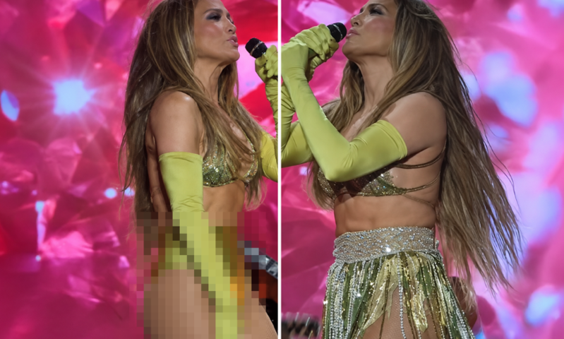 Dünyaca məşhur müğənninin səhnədə ətəyi düşdü