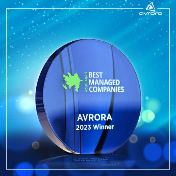 "Avrora" MMC "Best Managed Companies" müsabiqəsinin qalibi seçilib