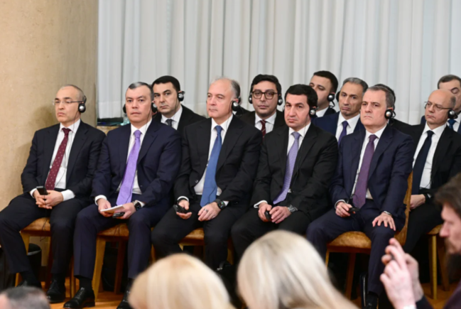 İlham Əliyev və Aleksandar Vuçiç mətbuata bəyanatlarla çıxış ediblər - VİDEO