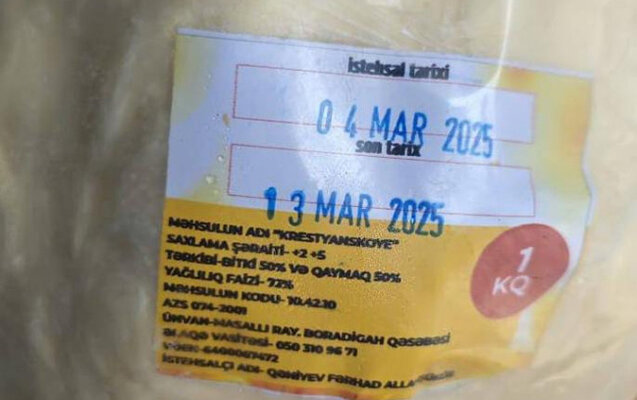 Bitki tərkibli yağ nehrə yağı adı ilə satılırmış - Fotolar