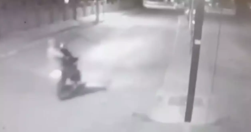 Villanın bağçasına əl qumbarası atdılar - VİDEO