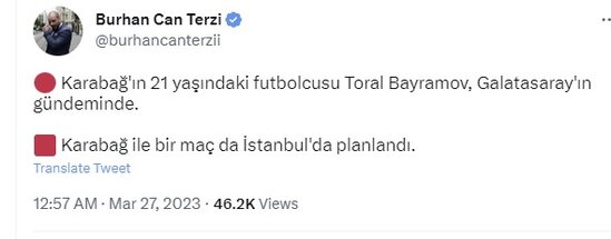 "Qalatasaray" "Qarabağ"ın futbolçusunu transfer etmək istəyir
