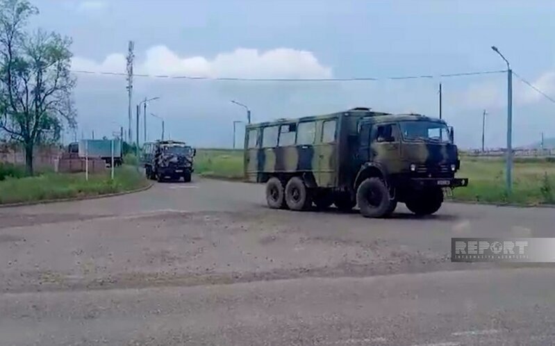 Rusiya sülhməramlıları Xocalını tərk edir (VİDEO)