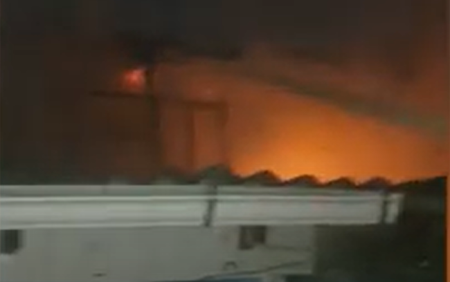 Beyləqanda yataqxanada yanğın - Video