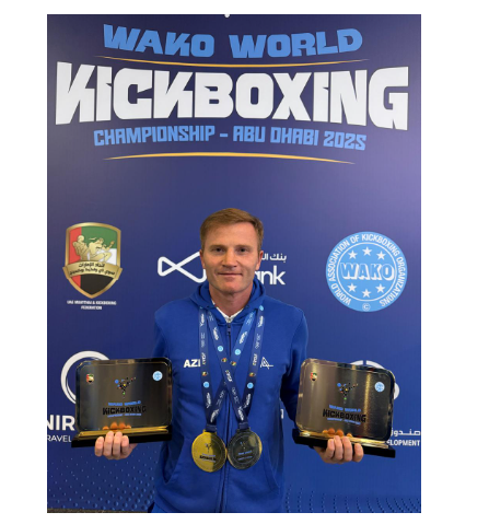 Eduard Məmmədov Əbu-Dabidə keçirilən dünya çempionatında iki qızıl medal qazandı