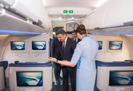 AZAL-ın ilk yeni nəsil "Airbus A321neo" təyyarəsi Bakıya çatdı