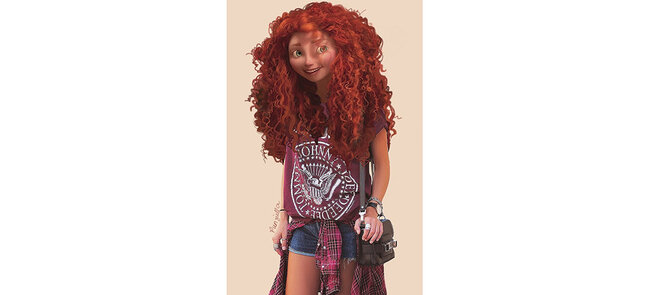 Cizgi filmlərinin qəhrəmanları MÜASİR GEYİMDƏ - FOTOLAR