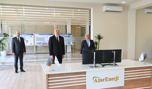 Cəbrayıl rayonunun Soltanlı kəndində "Şəfəq" yarımstansiyasının açılışı olub - FOTO