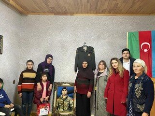 Komitə və diaspor fəalları şəhid Arəstə Baxışovanın oğlunun ad gününü təbrik edib