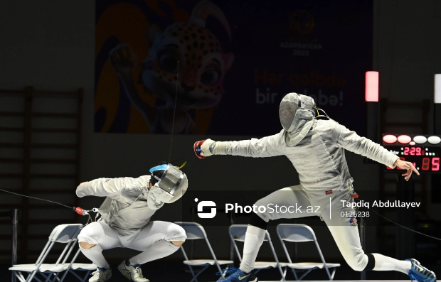 III MDB Oyunları: Azərbaycanın oğlanlardan ibarət qılıncoynadanları bürünc medal qazanıblar