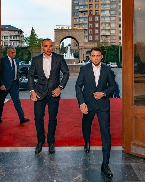 Azər Əliyev Hacı Əliyevin ad günündə - Fotolar
