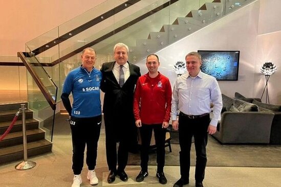 Azərbaycanın İsveçdəki səfiri Zaur Əhmədov AFFA rəhbərliyi və milli komandanın baş məşqçisi ilə görüşdü