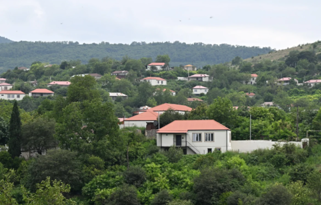 İlham Əliyev Xocavənd rayonunun Quzeyxırman kəndində olub - FOTO