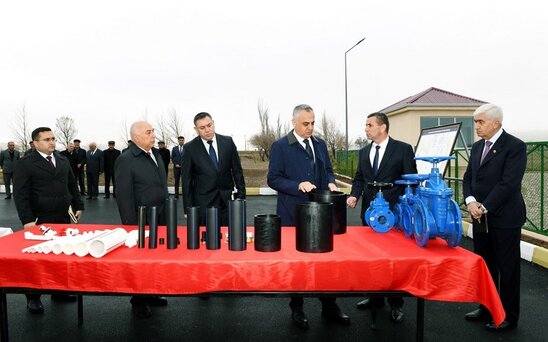 Culfanın Yaycı kəndini içməli su ilə təmin edəcək su şəbəkəsi istifadəyə verilib