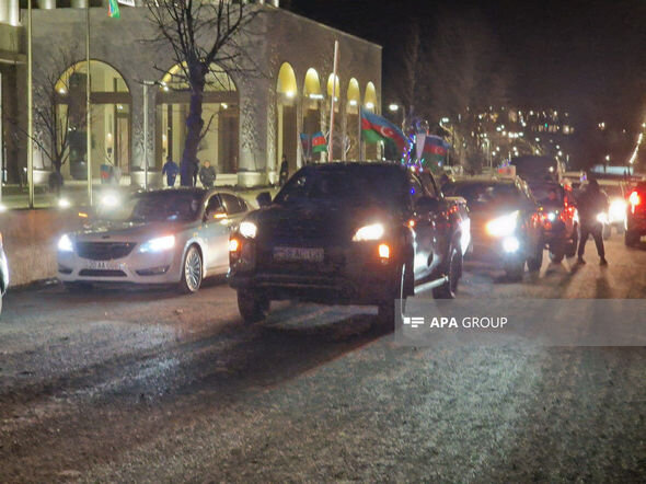 Şuşada İlham Əliyevin seçkidə qələbəsi münasibətilə atəşfəşanlıq - YENİLƏNİB + FOTO/VİDEO