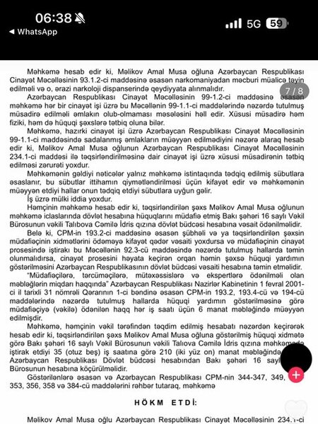 Qəzada ölən Amal 4 il əvvəl narkotikə görə tutulubmuş - Fotolar