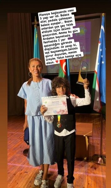 Övladı Xoşqədəmi sevindirdi - Foto