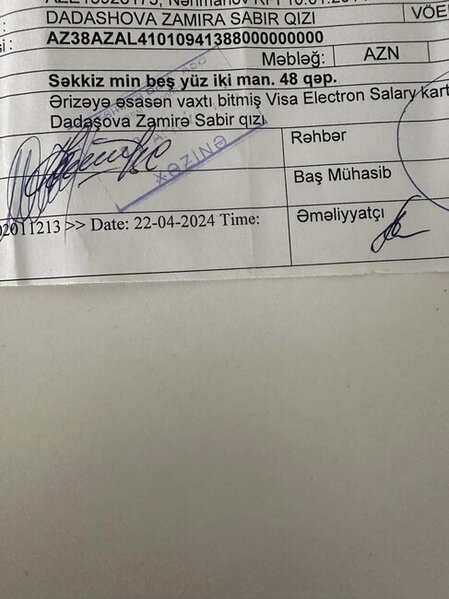 "Məbləğin bir qismi ödənildi" - Zamirə "Space TV"ə qayıtdı