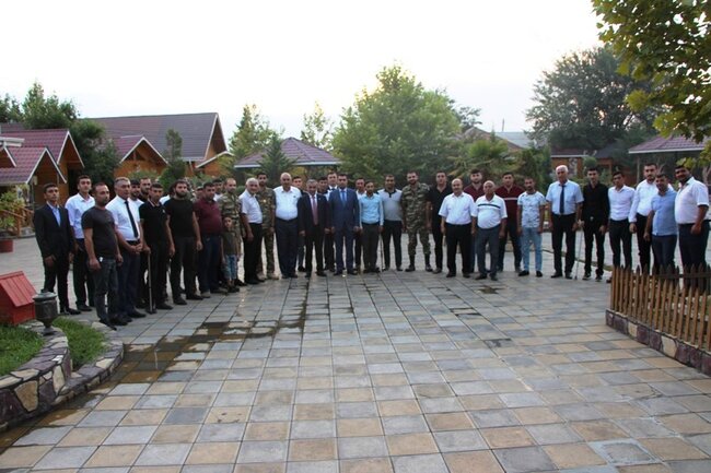 Yevlaxda qazilərlə görüş keçirildi - FOTOLAR