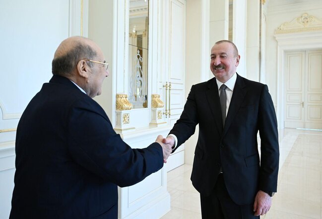 Prezident İlham Əliyev Misir Senatının sədrini qəbul edib - YENİLƏNİB