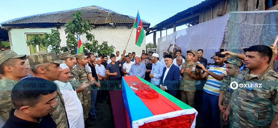 Şəhidimizlə vida mərasimi keçirilib - FOTO