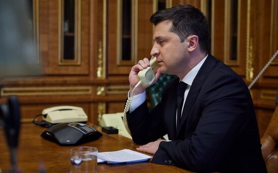 Zelenski Avropa İttifaqı Şurasının rəhbəri Şarl Mişellə danışıb