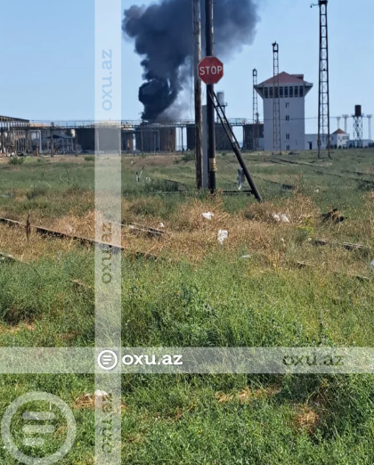 Bakıda neft çənlərində GÜCLÜ YANĞIN: Əraziyə FHN və polis qüvvələri cəlb olunub - FOTO+YENİLƏNİB