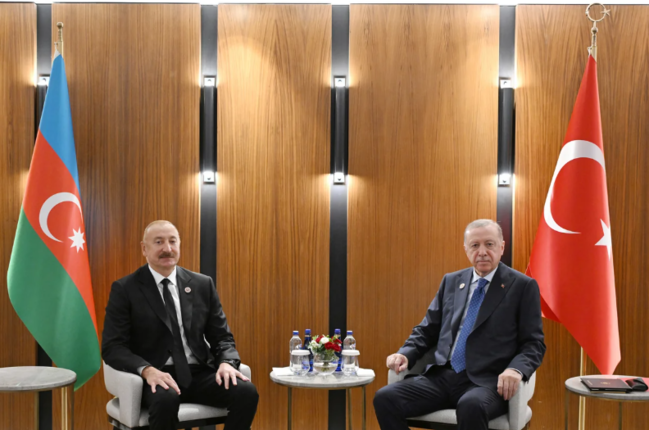 İlham Əliyevin Bişkekdə Rəcəb Tayyib Ərdoğanla görüşü olub - FOTO - VİDEO