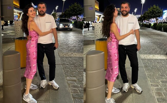 Safurə həyat yoldaşı ilə Dohada - Video+Fotolar