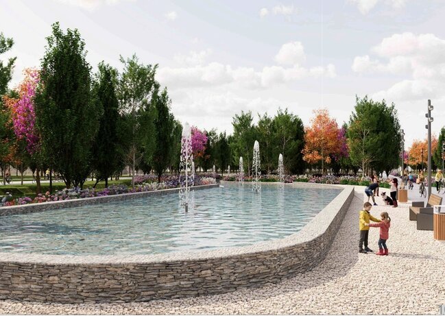 Bakıda yeni park salınır - Fotolar