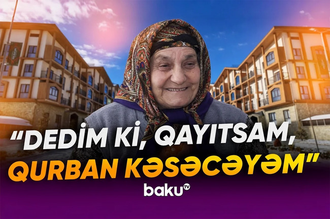 Kəlbəcər sakini: Ən böyük xəyalım evimi görmək idi (VİDEO)