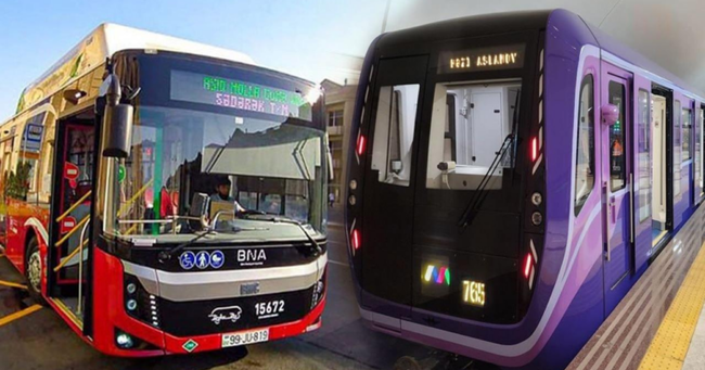 SON DƏQİQƏ: Metro və avtobuslarda gediş haqqı BELƏ OLACAQ