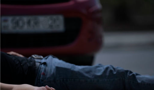 Bakıda piyadanı avtomobil vurub