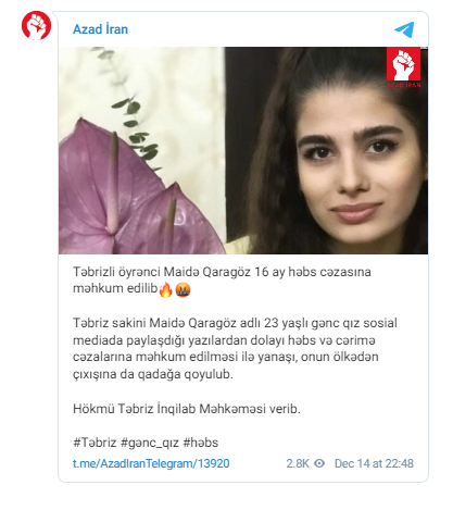 Təbrizdə tələbənin ölkədən çıxışına niyə qadağa qoyuldu? - FOTO