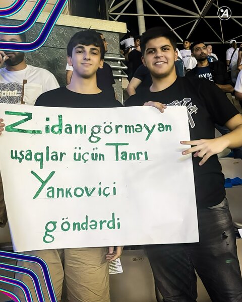 "Zidanı görməyən uşaqlar üçün Tanrı Yankoviçi göndərdi"- Günün sitatı
