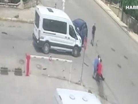 Diqqətsizlikdən yaranan qəza anbaan kameralarda -VİDEO