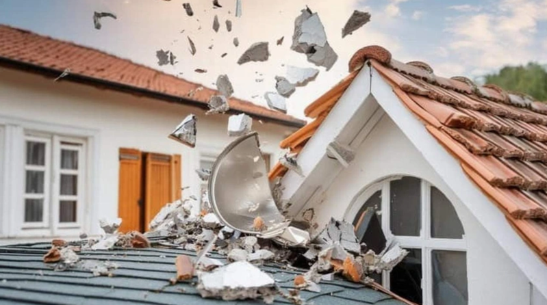 Hər şey ola bilər: Kosmosdan evin üstünə obyekt DÜŞDÜ