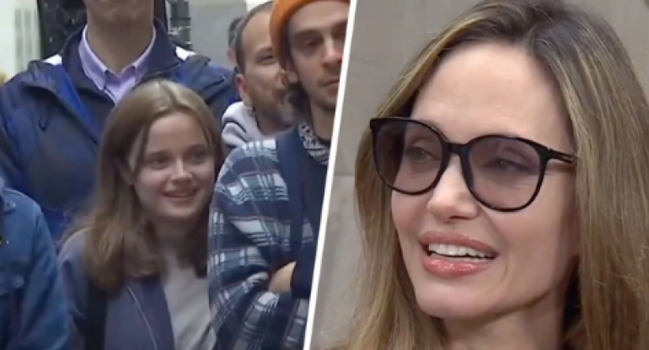 Ancelina Coli yeniyetmə qızı ilə görüntüləndi - FOTO