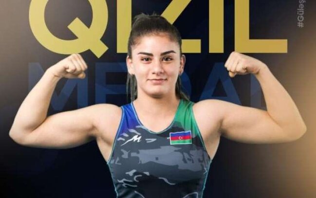 Azərbaycanın qadın güləşçisi dünya üçüncüsü oldu