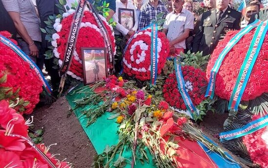 Şəhid Elnur Məhərrəmov dəfn olundu