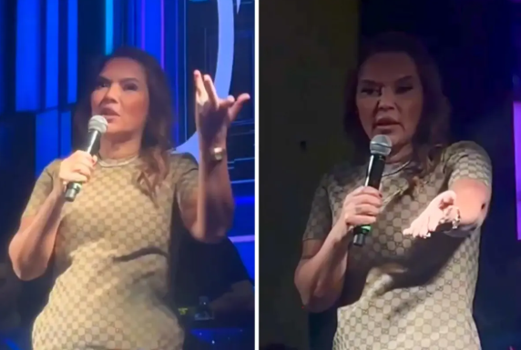 Məşhur müğənni konsertində siqaret çəkən tamaşaçıya sərt reaksiya verdi - VİDEO