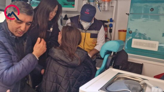 Vida mərasimində Dilarə Əliyevanın halı pisləşdi - Fotolar