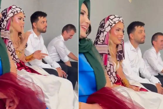 Dini nikah zamanı gəlinin istəyi təəccüb doğurdu: "İlə 15 qram qızıl!" - VİDEO