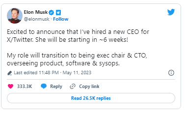 Mask "Twitter"in baş direktoru vəzifəsini tərk edir - FOTO