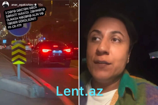 Tanınmış stilisti təhlükəyə salan sürücü TAPILDI - VİDEO